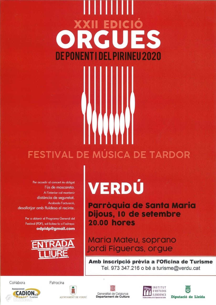 Verdú celebra del 8 a l'11 de setembre la Festa Major en honor a Sant Pere Claver