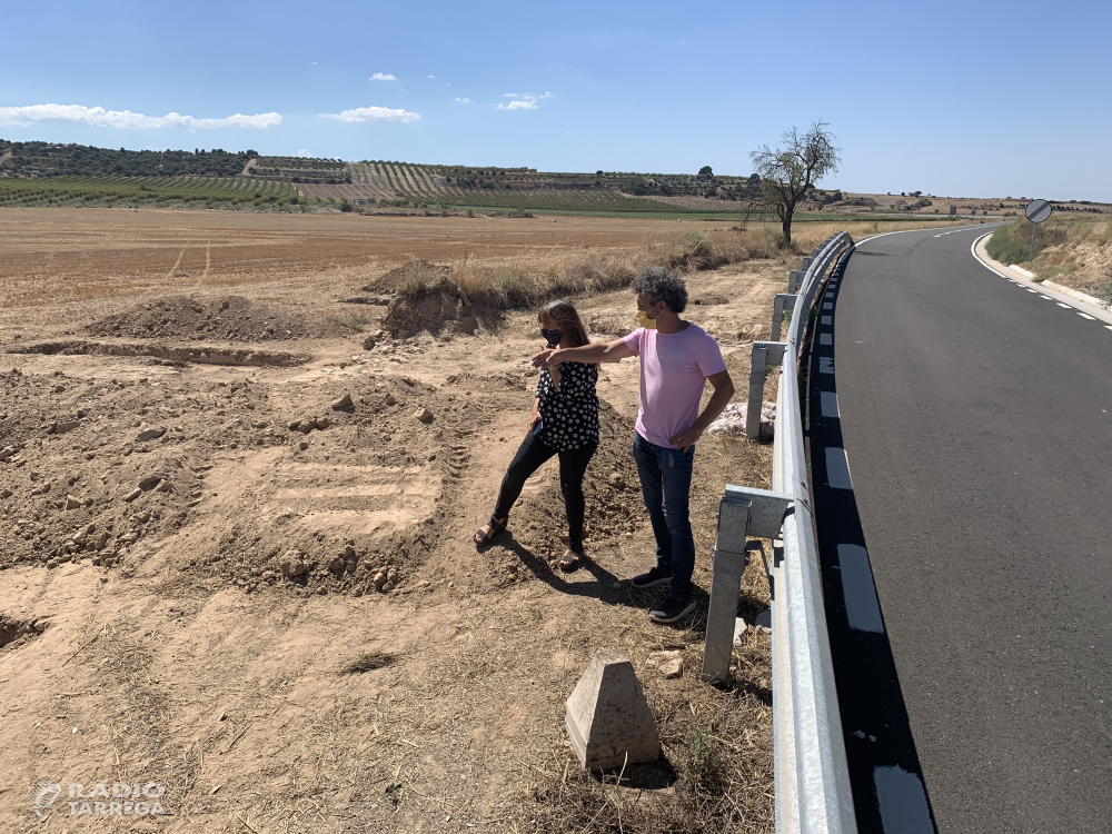 S’inicien les intervencions arqueològiques als Estinclells prèvies a la modificació del traçat de la carretera de Tàrrega a Sant Martí de Maldà