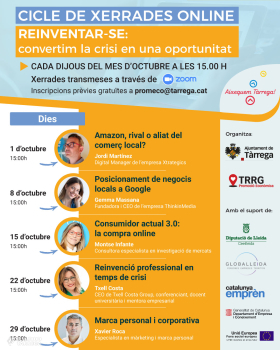 L’Ajuntament de Tàrrega assessora el sector del comerç i serveis sobre noves estratègies de negoci davant la digitalització