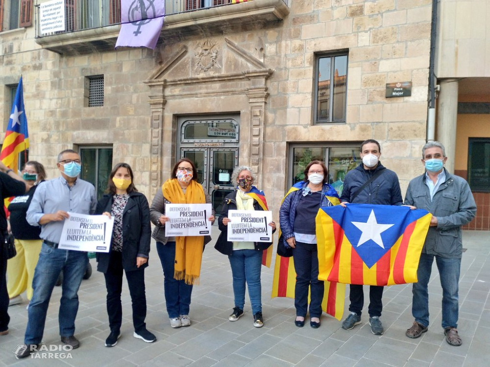 Junts Per Tàrrega demana un ple extraordinari de rebuig a la inhabilitació del president Quim Torra