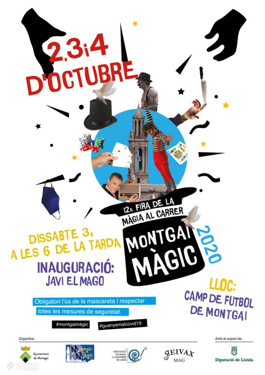 La 12a edició de la Fira de la Màgia al Carrer de Montgai se celebrarà els propers 2, 3 i 4 d’octubre