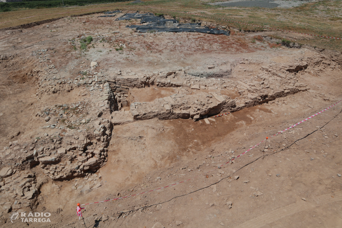 Es posen al descobert restes del sistema defensiu i d’accés de la ciutat ibèrica de Molí d’Espígol a Tornabous