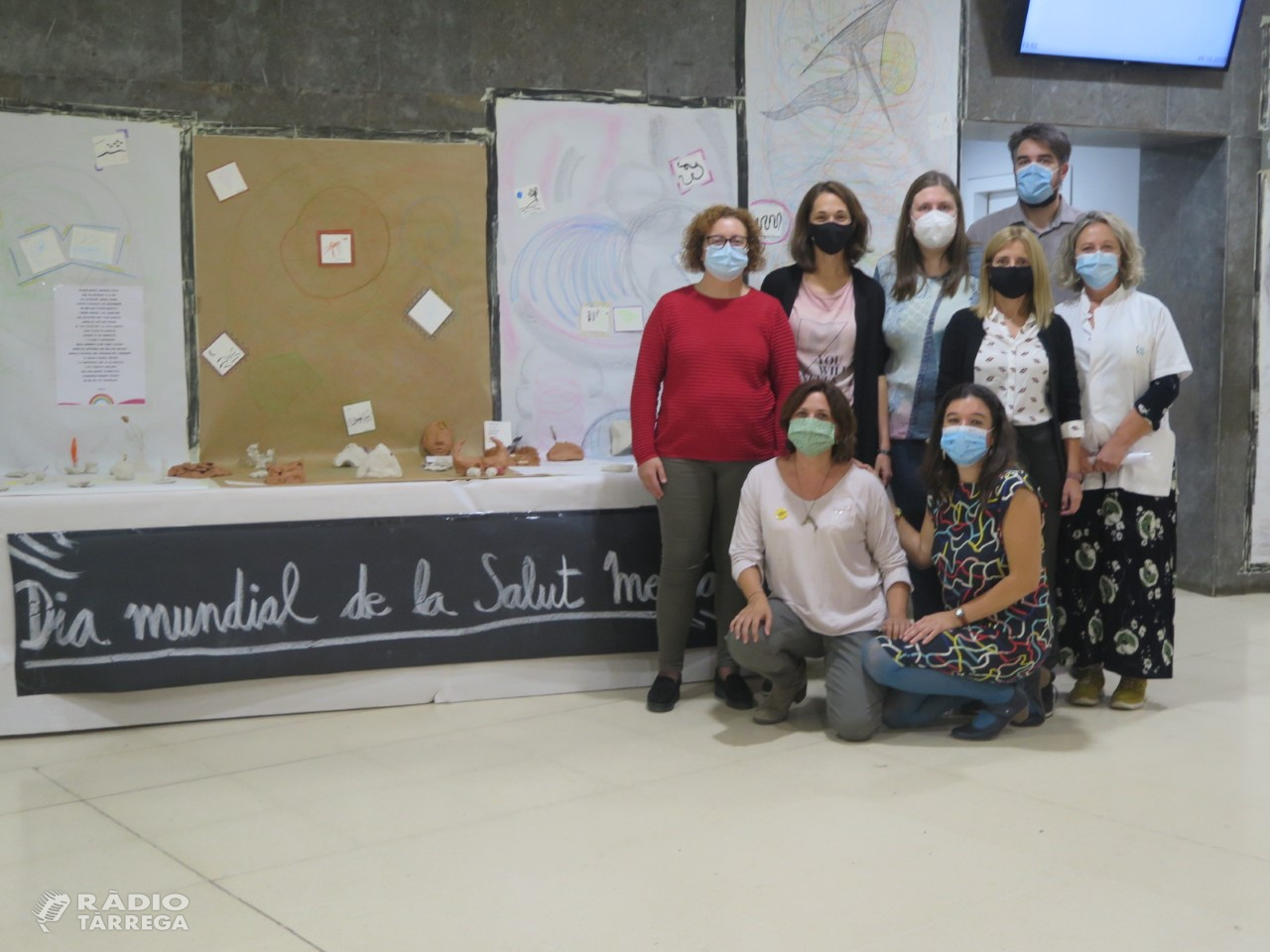El confinament i les seves conseqüències, eix central de l’exposició 'Art-teràpia i pandèmia' inaugurada avui a l’Hospital Universitari de Santa Maria de Lleida