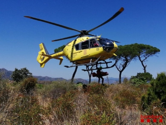 Els Bombers de la Generalitat treballen en dotze rescats aquest diumenge a excursionistes ferits lleus o desorientats