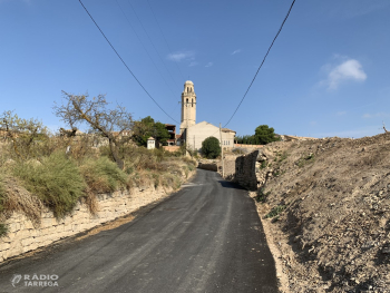 Finalització de les obres d’urbanització del camí de la Costa de la Ribera de Sant Martí de Maldà