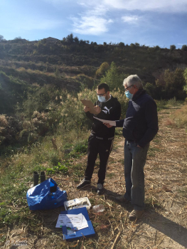 El Grup d'Ecologia i Medi Ambient GEMA de Tàrrega analitza l'estat en què es troba el diu Ondara