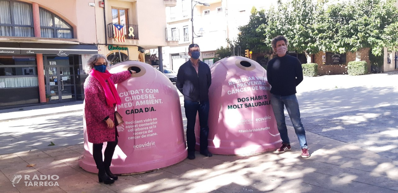 L’Ajuntament d’Agramunt s’adhereix a la campanya solidària d’Ecovidrio