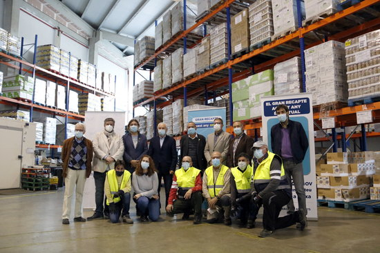 Les peticions d'ajuda al Banc dels Aliments de Lleida augmenten un 40% 'de manera sobtada' per la pandèmia