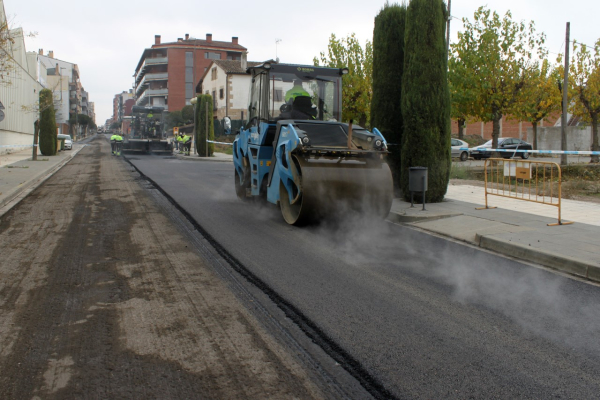 El Departament de Territori i Sostenibilitat inicia els treballs de renovació del ferm de la C-14 al seu pas pel nucli urbà de Tàrrega