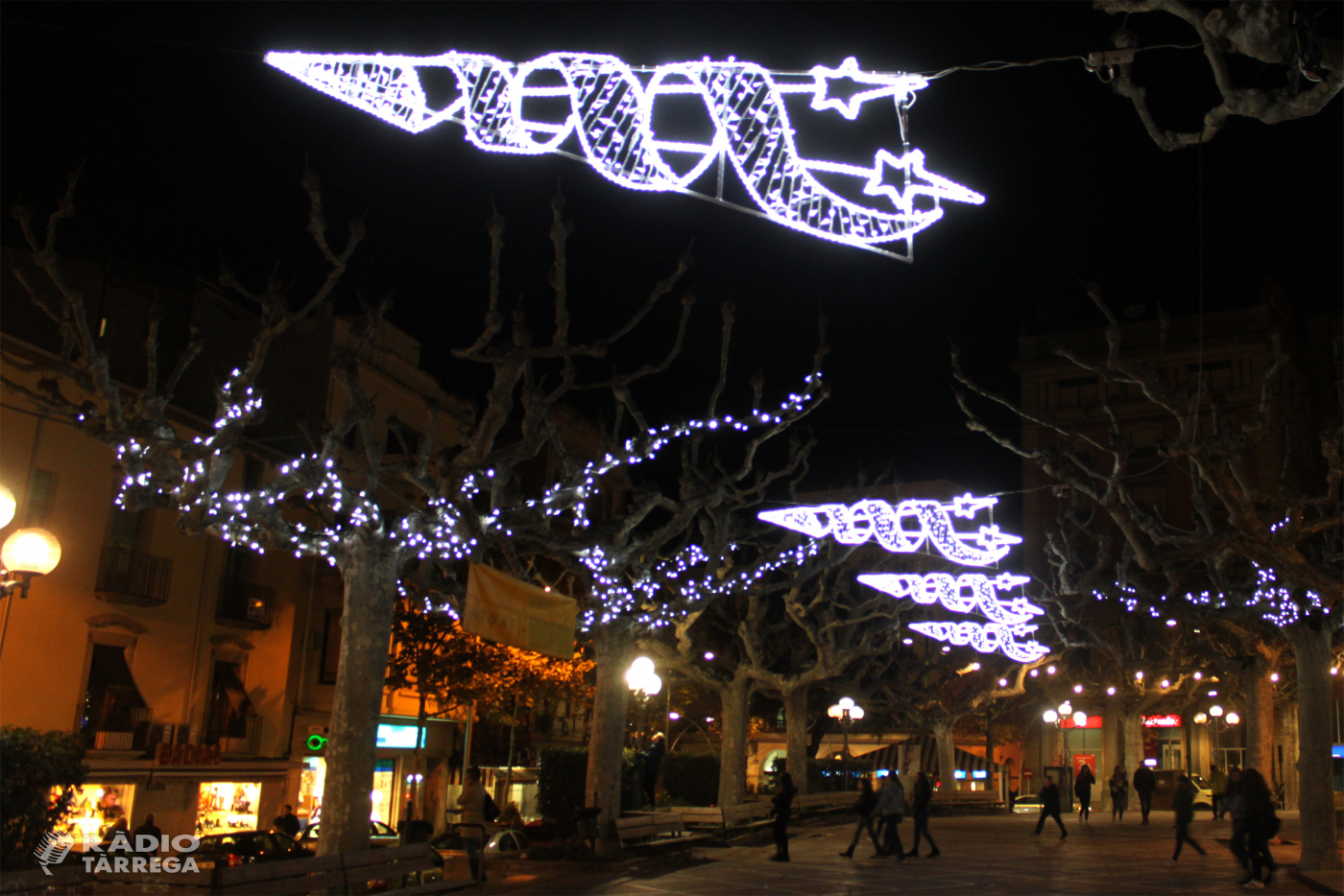 L'Ajuntament de Tàrrega anuncia que es farà càrrec de la instal·lació de l’enllumenat de Nadal dels carrers de la ciutat aquest any