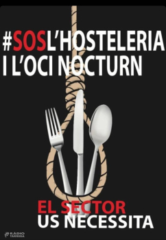 El gremi d'Hosteleria de Tàrrega es manifestarà contra l'estigmatització del sector