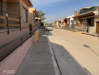 Obres d’urbanització dels carrers Urgell i Flors d’Urgell de Castellserà