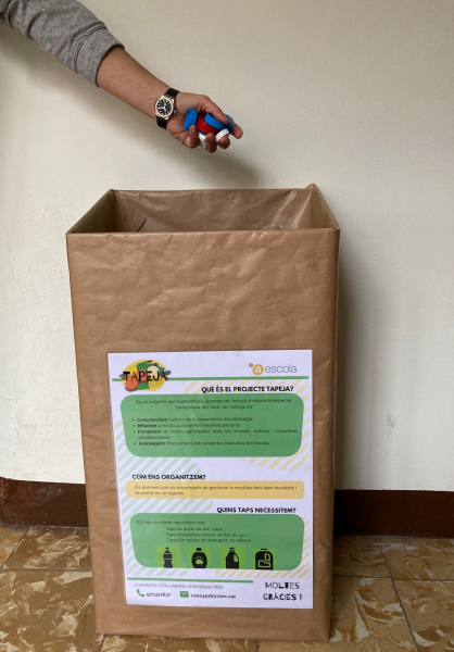 Tarroja col·labora en el projecte solidari 'Tapeja' de l'escola Alba de Tàrrega