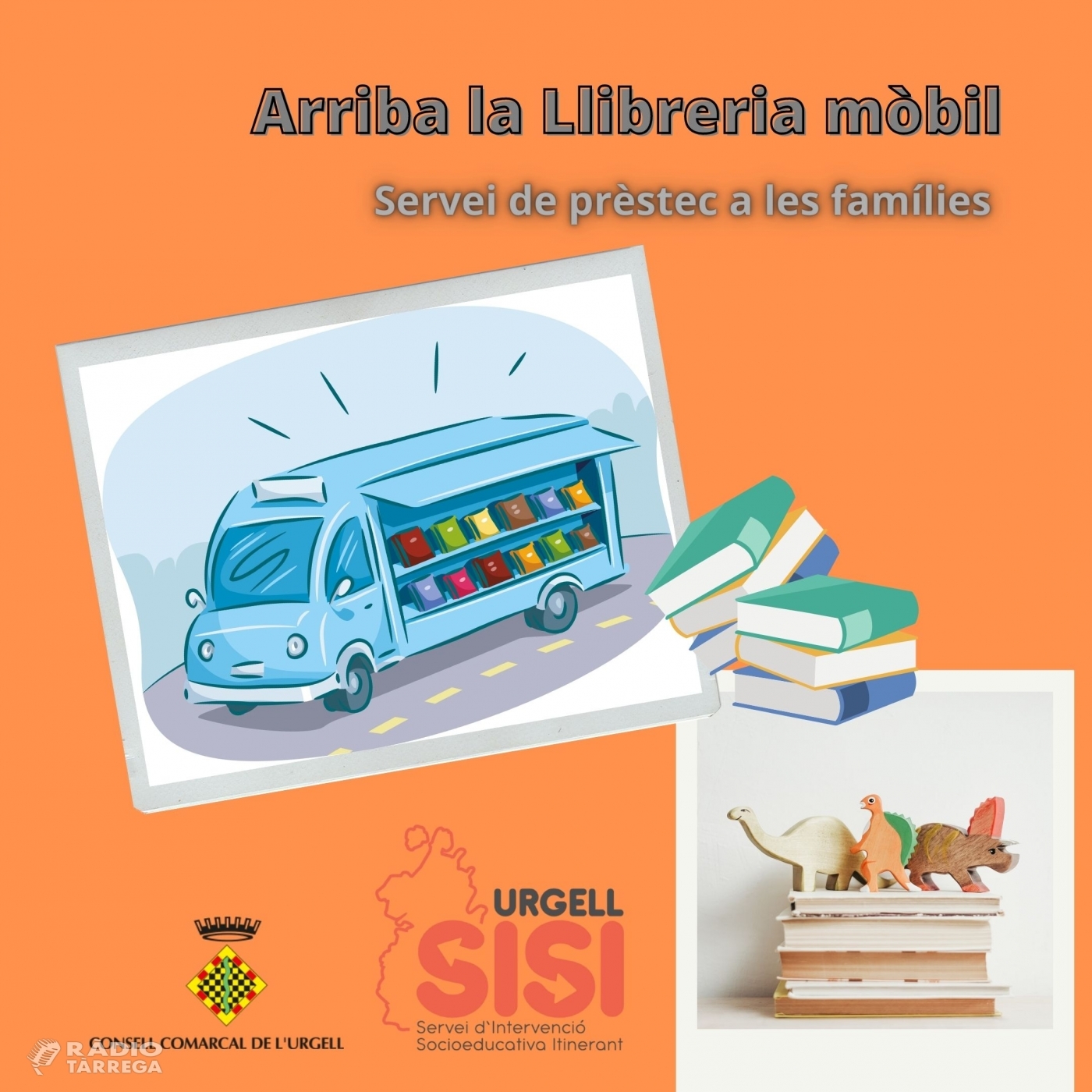 El Servei d’intervenció socioeducativa itinerant de l’Urgell posa en marxa una Biblioteca Mòbil