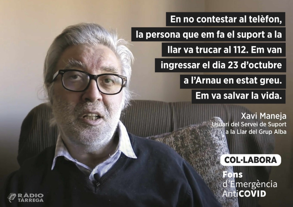 El Grup Alba llança una colpidora campanya per recaptar donacions pel Fons d'Emergència AntiCOVID per poder seguir al costat de les persones més vulnerables