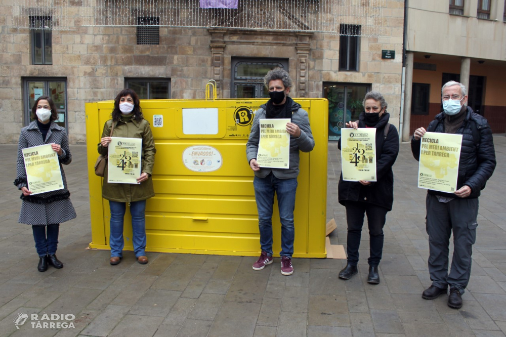 RECICLOS, el sistema de reciclatge amb recompensa d´Ecoembes, arriba a Tàrrega