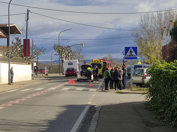 ACTUALITZACIÓ Ferida una persona en un accident a Tornabous