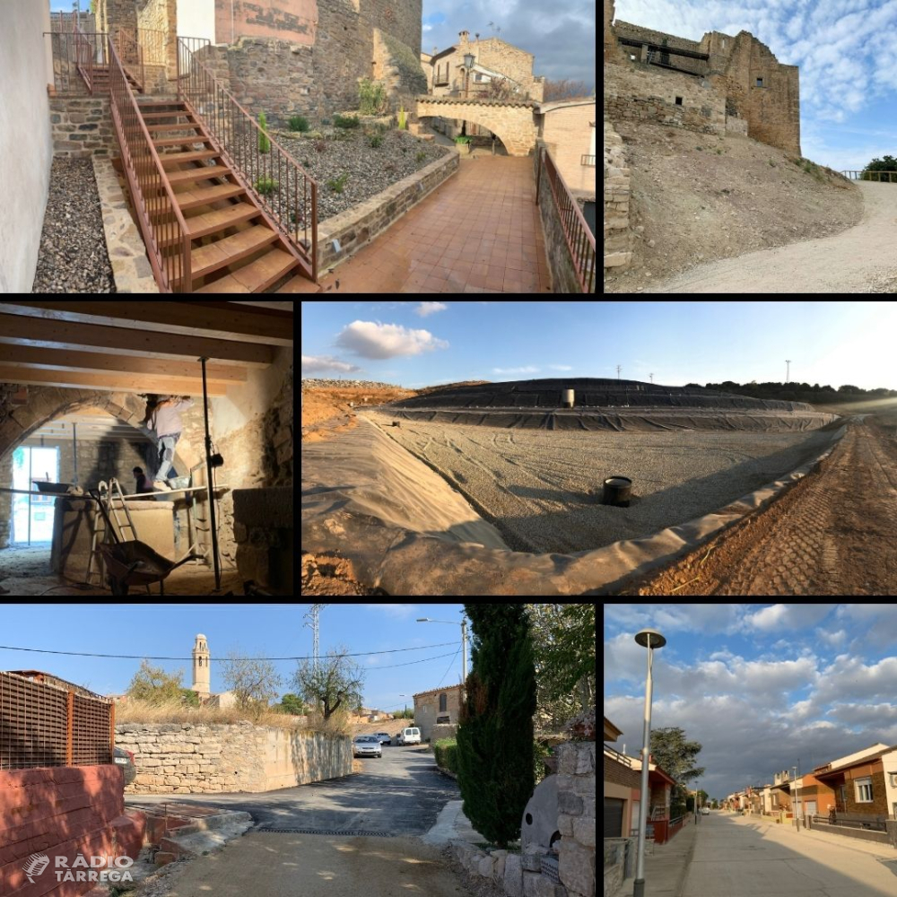 Els Serveis Tècnics del Consell Comarcal de l'Urgell col·laboren amb l'execució d'obres a diferents municipis de la comarca