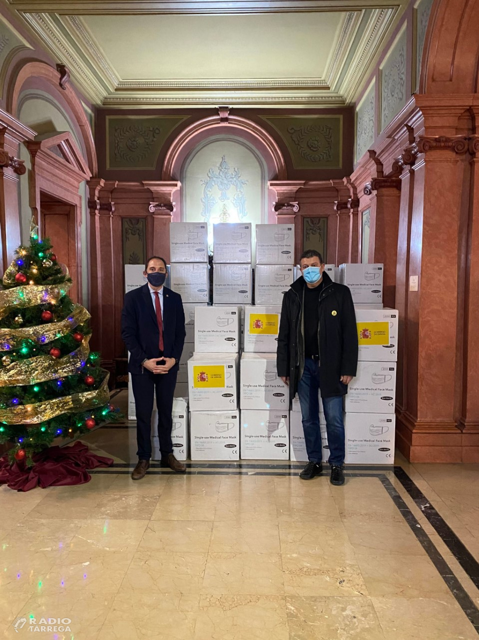 La Diputació repartirà 45.500 mascaretes quirúrgiques entre consells comarcals i ajuntaments de la demarcació de Lleida