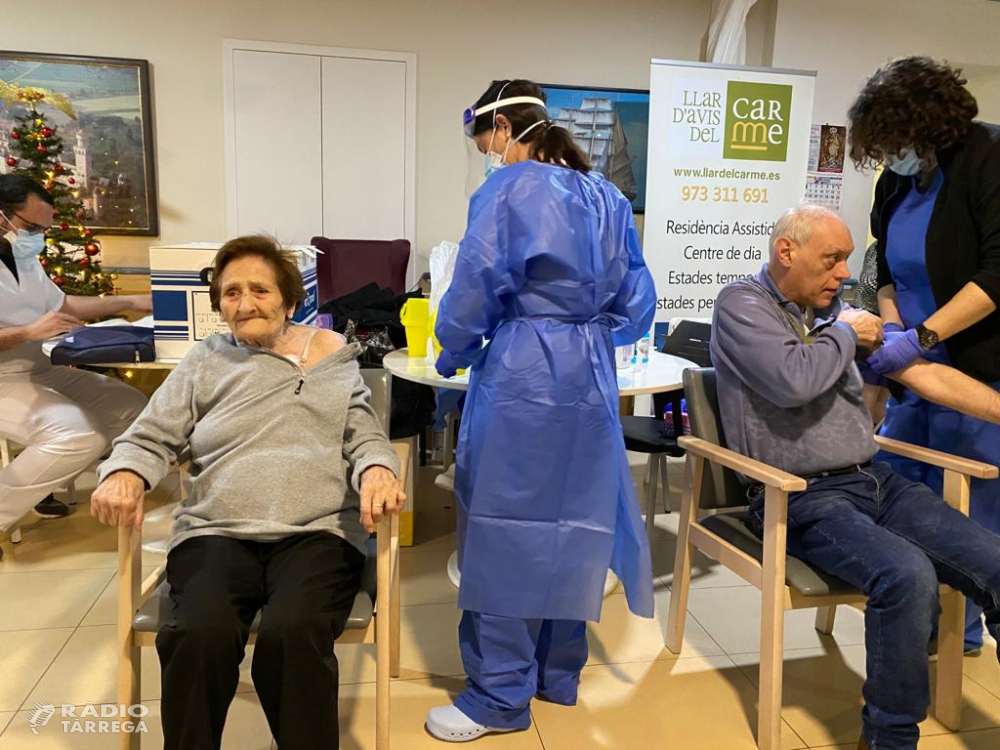 Arriba a vacuna contra la Covid-19 a les residències de gent gran de Tàrrega