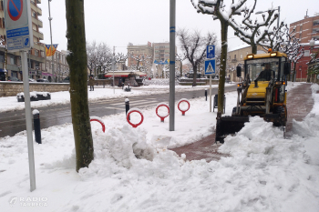Tàrrega suspèn el mercat setmanal de demà dilluns a causa de la nevada