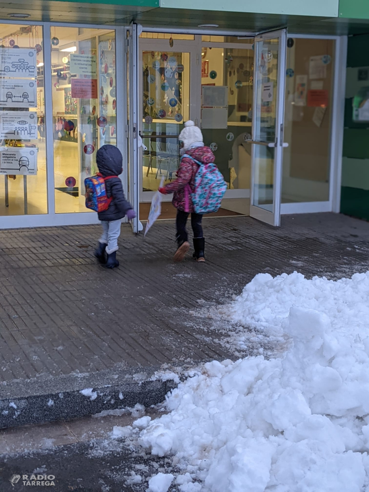 Es reprén el curs escolar amb vuit centres de l’Urgell tancats i el transport escolar de la comarca suspès