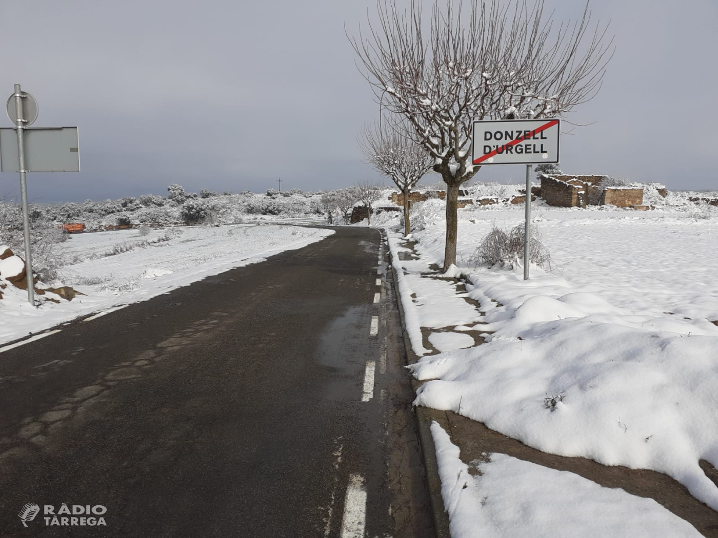 La Diputació de Lleida distribueix 1.750 tones de potassa durant l’episodi de nevades i gelades del temporal Filomena