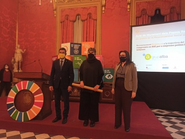 El Grup Alba de Tàrrega rep el premi Respon.cat per la seva Responsabilitat Social i Empresarial