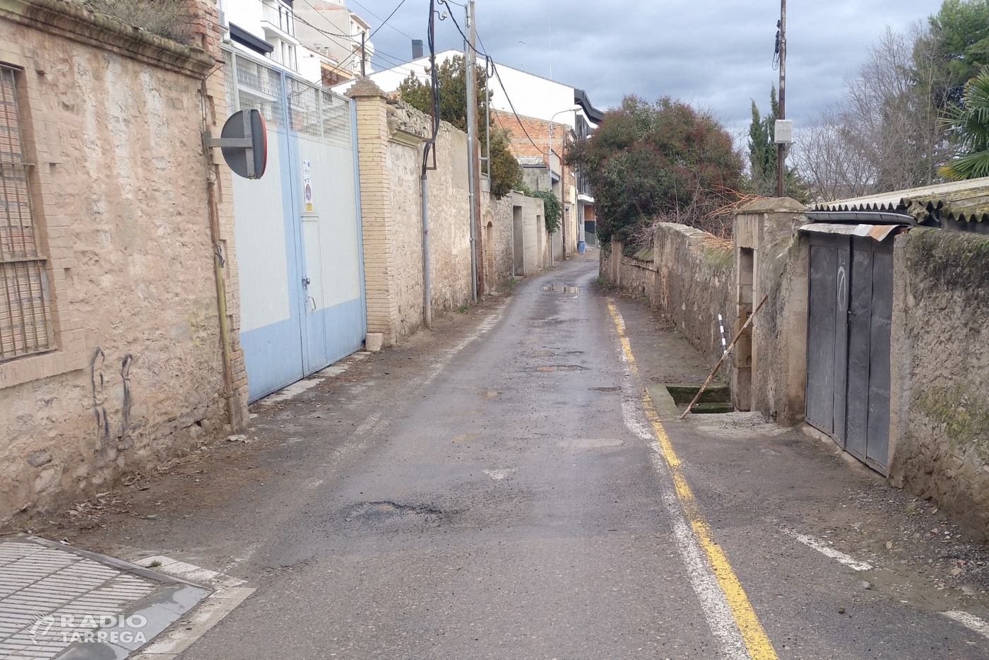 L’Ajuntament de Tàrrega aprova la renovació del paviment dels carrers de Roger de Llúria i Astes de Sant Macari