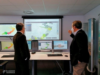 El conseller d’Empresa i Coneixement, Ramon Tremosa, visita les instal·lacions d’Aigües del Segarra Garrigues de Tàrrega