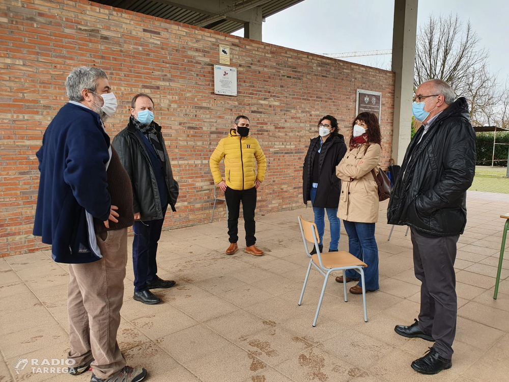 El conseller d'Educació Josep Bargalló visita l'institut Alfons Costafreda de Tàrrega