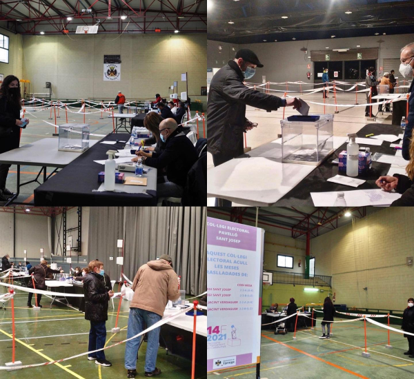 Participació a les 18h: Un 47,53% dels 11.044 electors cridats a les urnes han exercit el seu dret a vot a Tàrrega