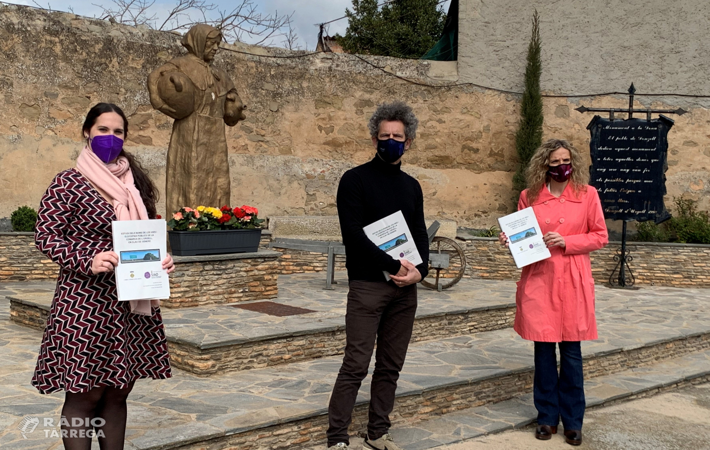 Presentació de l’estudi dels noms de les vies i els espais públics a la comarca de l’Urgell