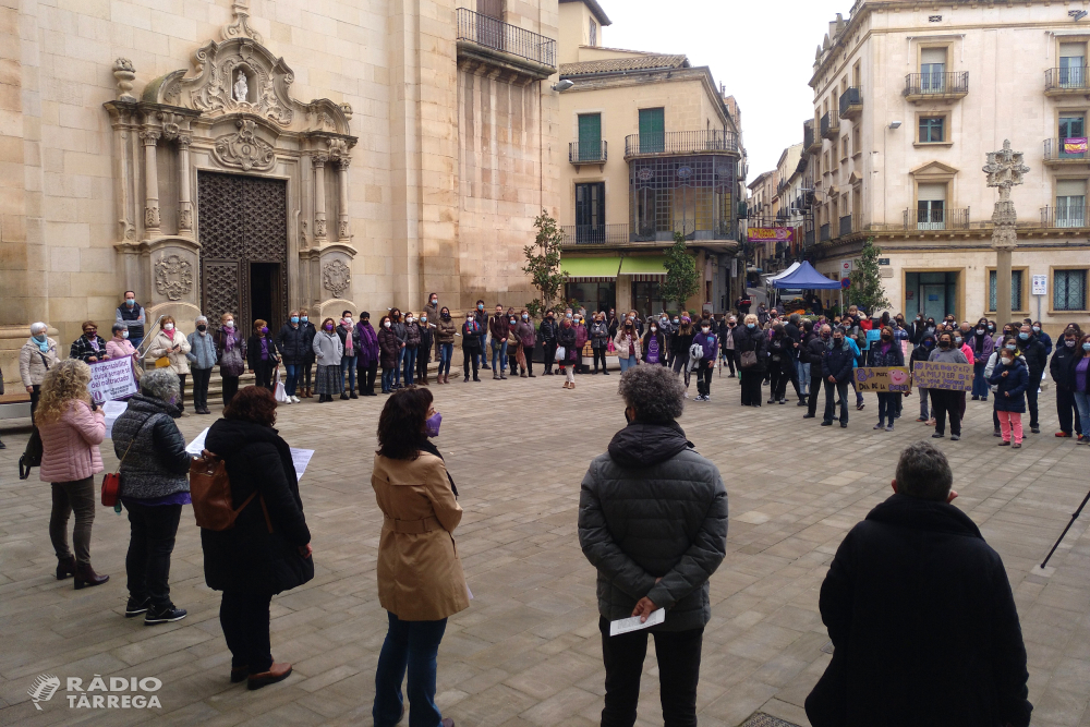 Tàrrega denuncia a través del Manifest del 8-M que la situació de pandèmia agreuja la discriminació de les dones