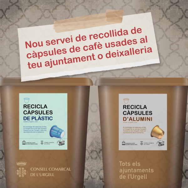 El Consell Comarcal de l’Urgell signa un conveni amb Nestlé amb l’objectiu de reciclar les càpsules de plàstic i d’alumini de cafè usades