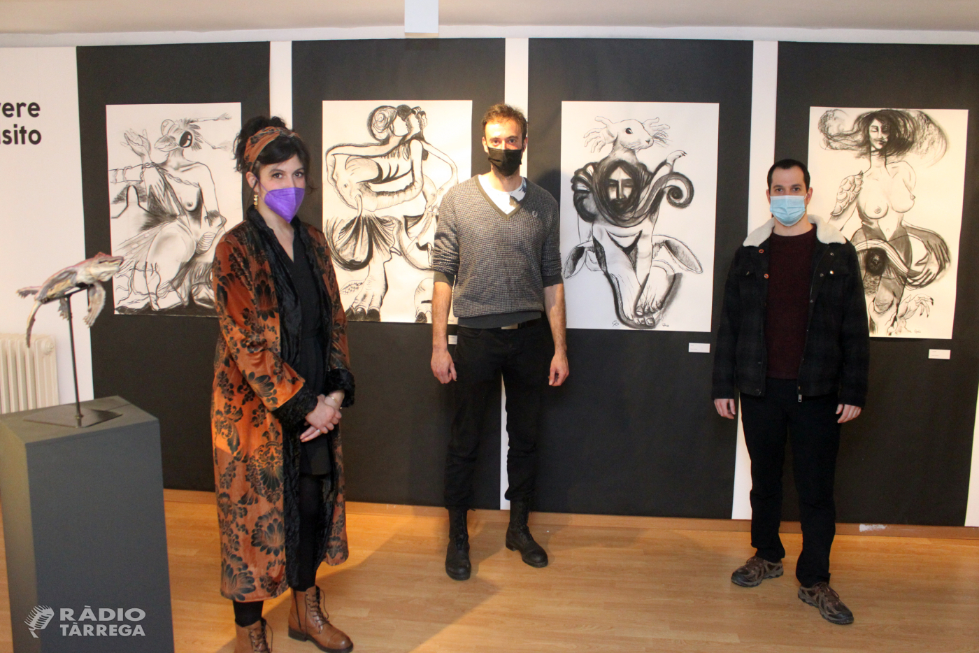 La Sala Marsà de Tàrrega estrena una exposició conjunta amb pintura i escultura de Jordi Claramunt i Cristina Persiani