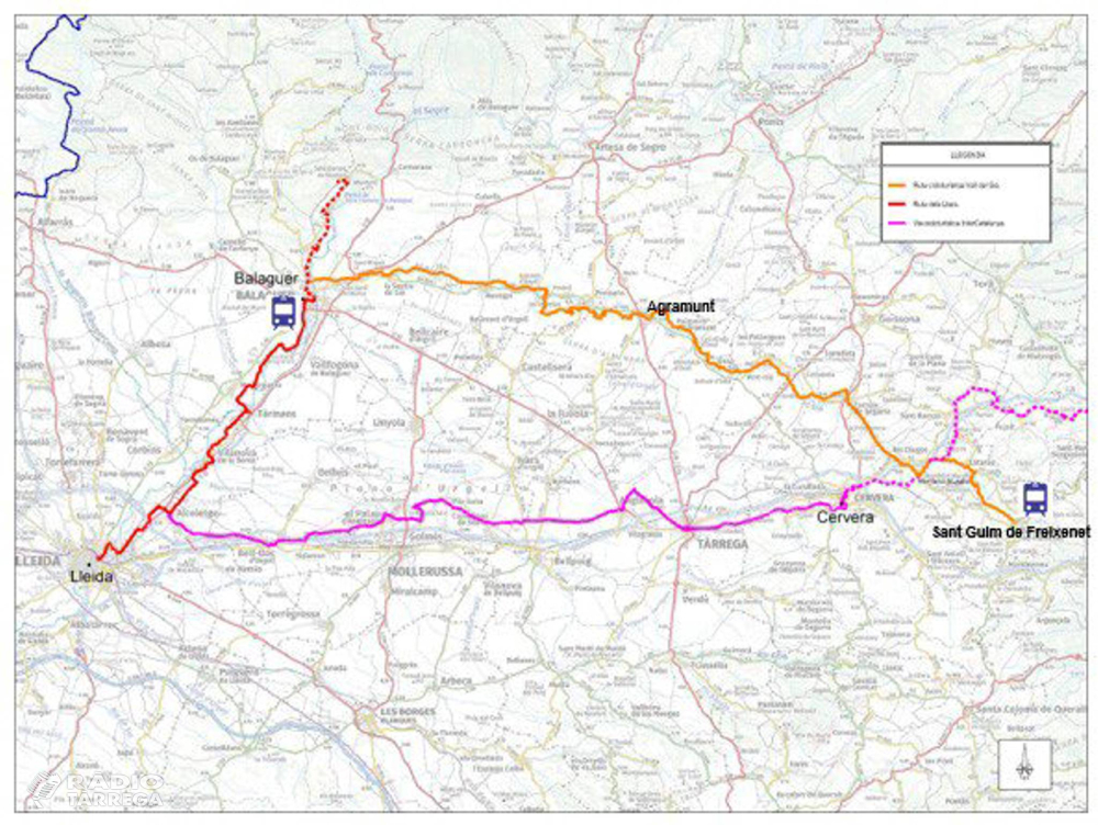 El Govern acorda amb el territori la definició de la ruta cicloturística de la Vall del Sió
