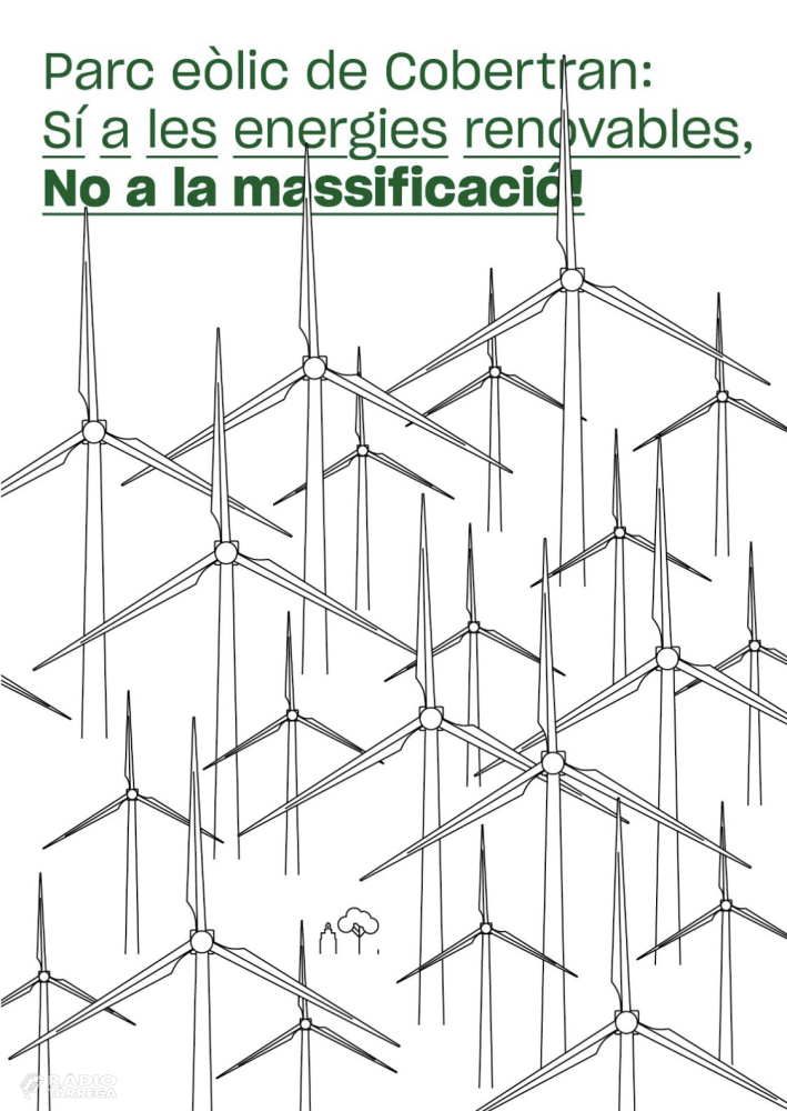 La Ponència Ambiental del Departament de Territori i Sostenibilitat tomba el projecte del parc eòlic de Cobertran entre l'Urgell i la Conca de Barberà