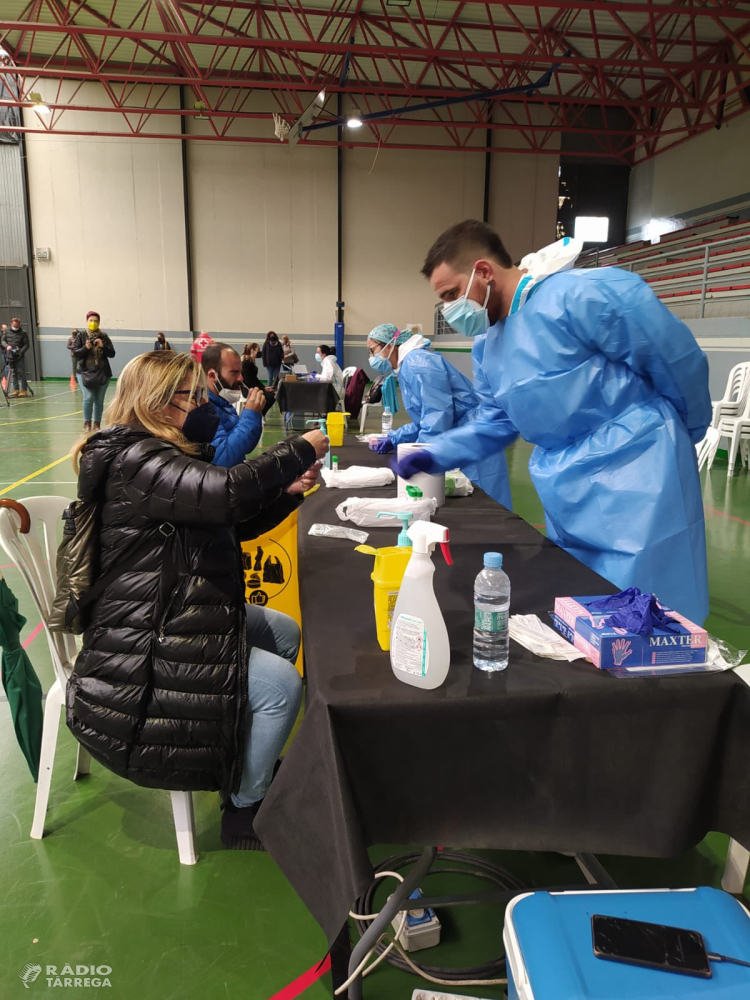 Tàrrega acull el primer cribratge massiu que es fa en un municipi a Catalunya amb proves d'automostra