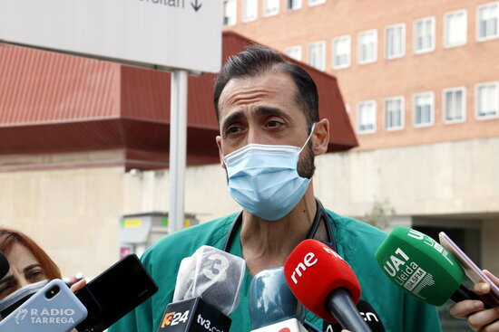 L'Hospital Arnau de Vilanova de Lleida alerta que hi ha el doble de pacients covid a planta i el triple a l'UCI que en l'últim desconfinament