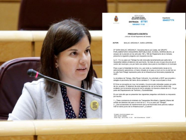 El Govern de l'Estat reconeix que arranjarà el pas a nivell de Tàrrega