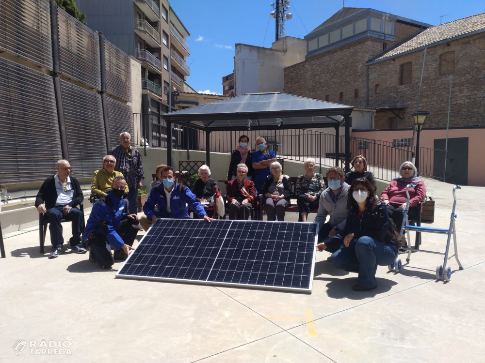 La Llar d'Avis el Carme de Tàrrega instal·larà panells solars fotovoltaics per abastir més de la meitat del consum elèctric que tenen