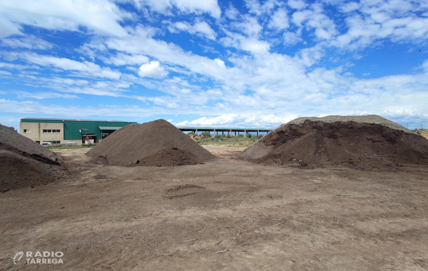 La planta de compostatge de l’Urgell va vendre 852 tones de compost l'any passat