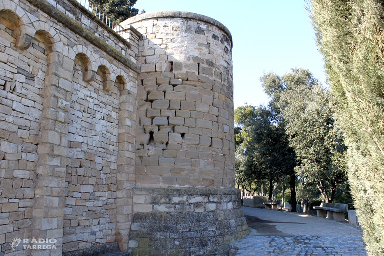 Comencen les obres de restauració dels torricons del Parc de Sant Eloi de Tàrrega