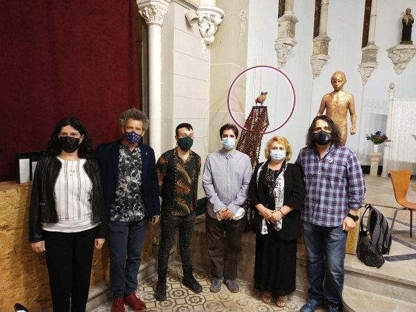Lliurament al convent de Sant Bartomeu del premi de Belles Arts Sant Jordi 2021