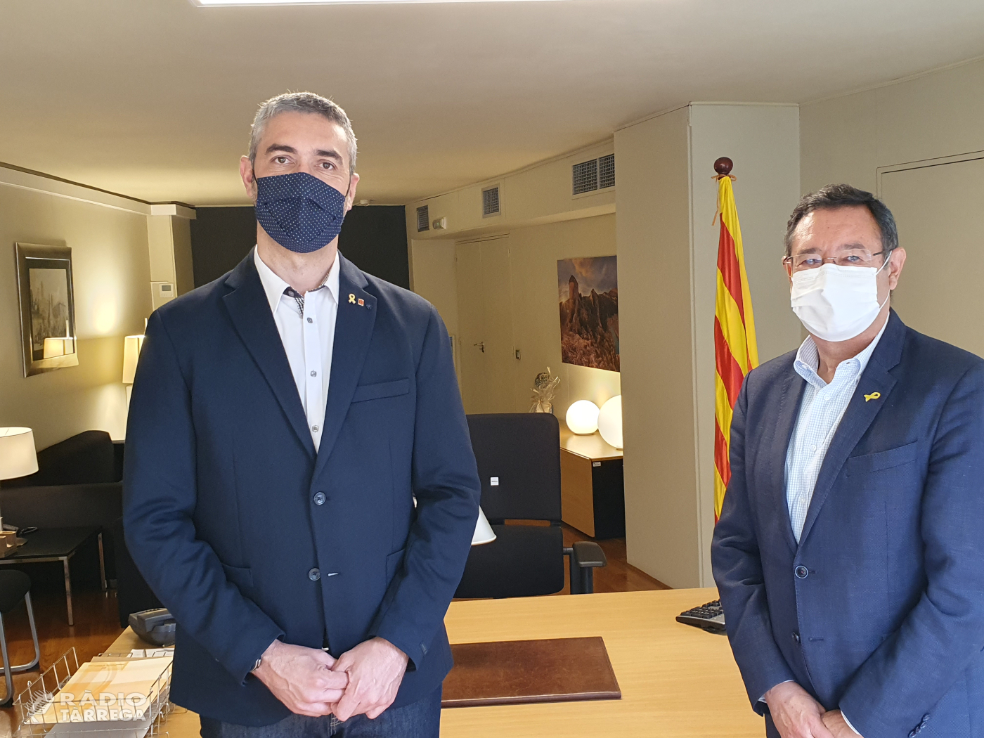 Bernat Solé i Ramon Farré formalitzen el relleu al capdavant de la Delegació del Govern a Lleida