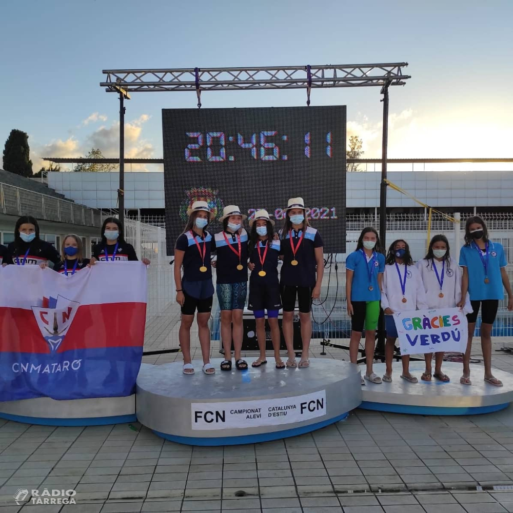 El Club Natació Tàrrega aconsegueix grans èxits en el Campionat de Catalunya Aleví