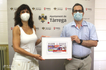 El Mercat Setmanal de Tàrrega, imatge del cupó de l’ONCE del proper dilluns 12 de juliol