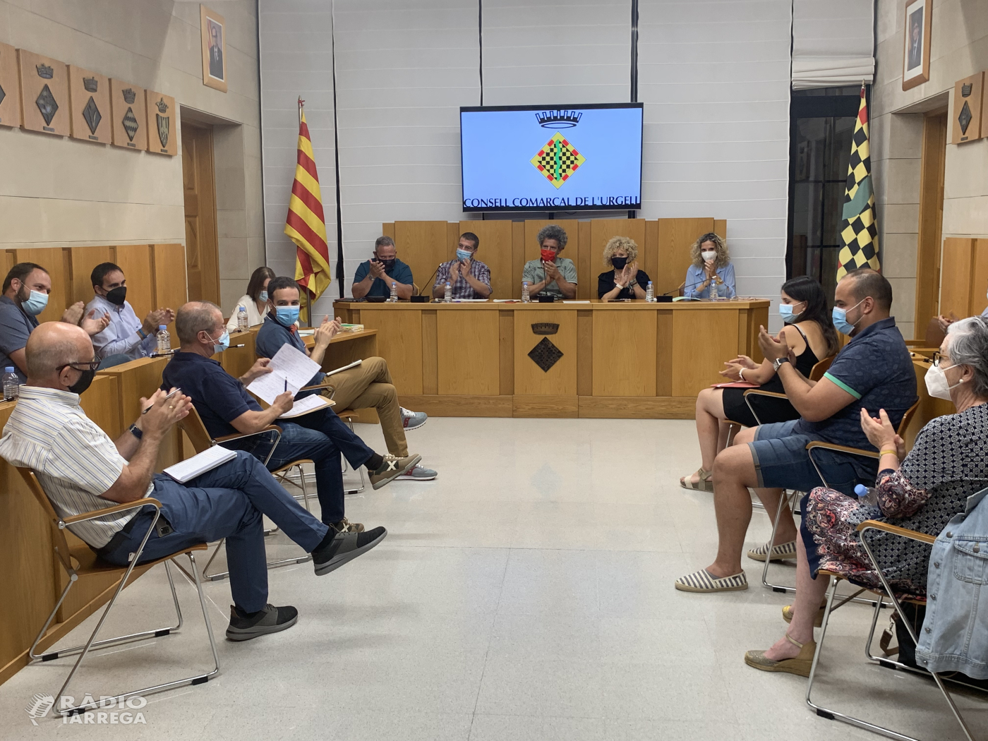 El Plenari del Consell Comarcal de l'Urgell es reuneix de forma presencial després d’un any de sessions telemàtiques