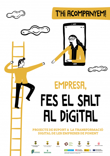 Suport a la transformació digital de les empreses de Ponent a través de la campanya 'EMPRESA, FES EL SALT AL DIGITAL'